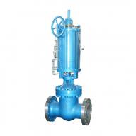 Z644H Pneumatic parallel gate valve